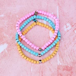 Coated Hematite Stretch Bracelet -Deals Bijestora Store 38423 BLUEV8 min