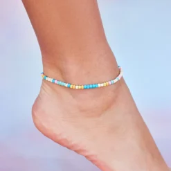 Bahama Bead Stretch Anklet -Deals Bijestora Store 38436 SILVV4 min