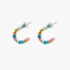 Bahama Bead Hoop Earrings