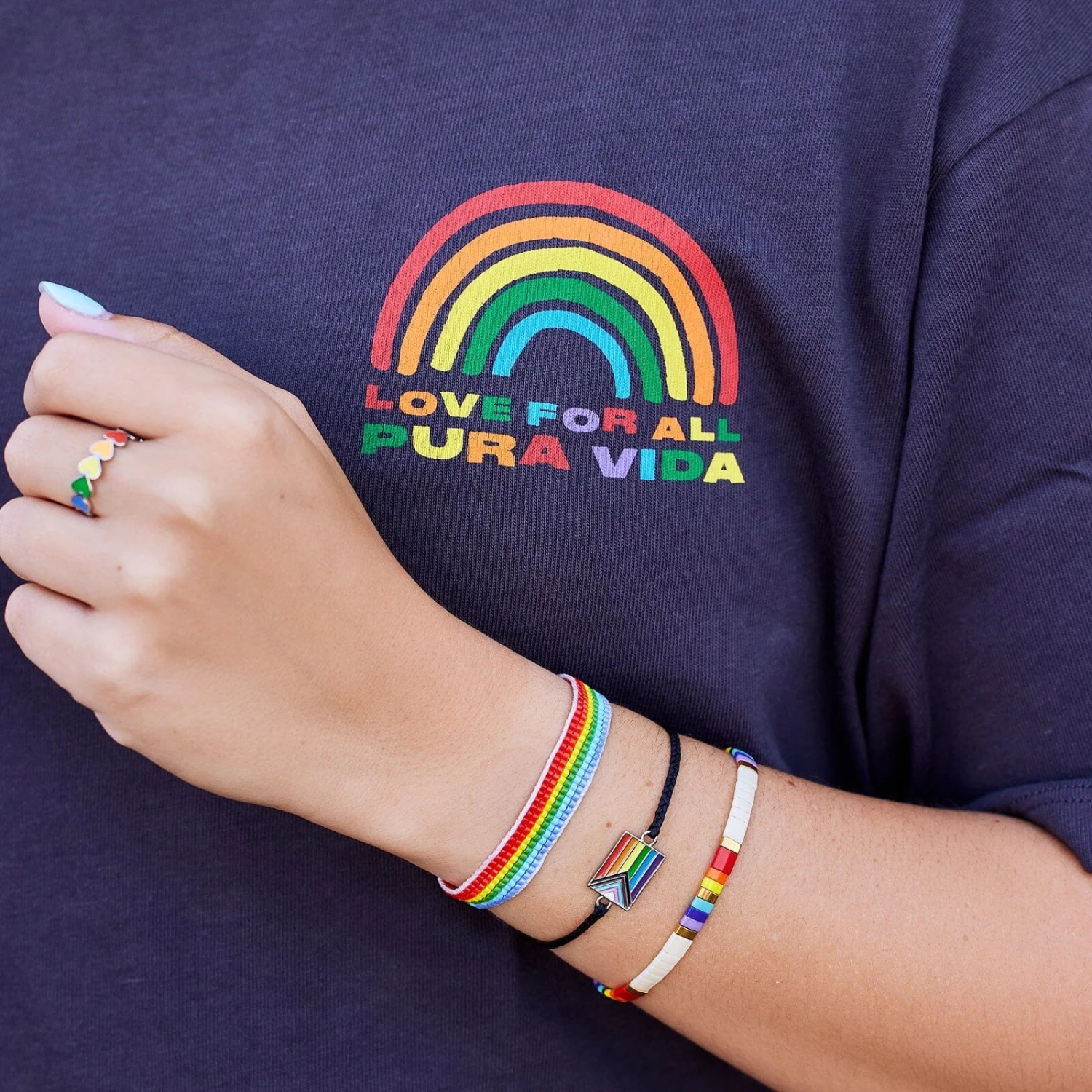 Woven Rainbow Seed Bead Bracelet 10 Woven Rainbow Seed Bead Bracelet - Image 10