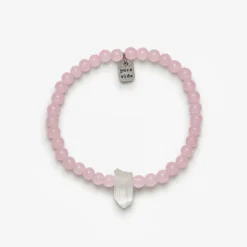 Rose Quartz Intention Stretch Bracelet