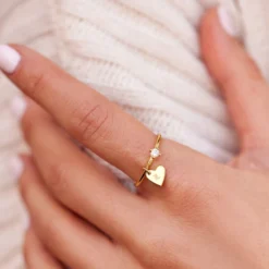 Engravable Heart Ring -Deals Bijestora Store 38702 GOLDV2 min