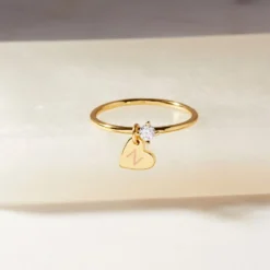 Engravable Heart Ring -Deals Bijestora Store 38702 GOLDV7 min
