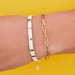 Tile Bead Stretch Bracelet Set 11 Tile Bead Stretch Bracelet Set -Deals Bijestora Store 38866 WHITV8