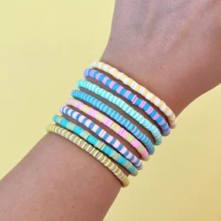 Vacation Vibes Bright Stretch Bracelet Set Of 8 12 Vacation Vibes Bright Stretch Bracelet Set Of 8 -Deals Bijestora Store 38872BRIT 5 min