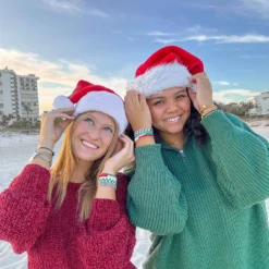 Vacation Vibes Deck The Halls Stretch Bracelet Set Of 8 21 Vacation Vibes Deck The Halls Stretch Bracelet Set Of 8 -Deals Bijestora Store 38872DKHL 10