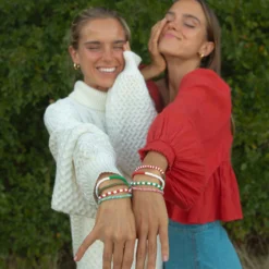 Vacation Vibes Deck The Halls Stretch Bracelet Set Of 8 23 Vacation Vibes Deck The Halls Stretch Bracelet Set Of 8 -Deals Bijestora Store 38872DKHL 12