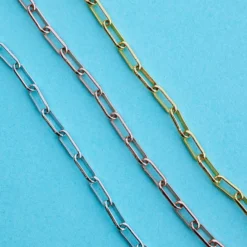 Paperclip Chain Necklace Extender 9 Paperclip Chain Necklace Extender -Deals Bijestora Store 38876 GOLDV3