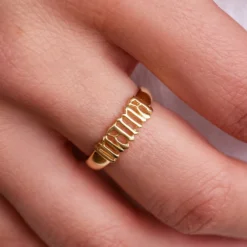 Mama Demi-Fine Ring -Deals Bijestora Store 38929 GOLDV4 min