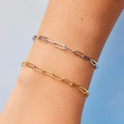 Harper Paperclip Chain Bracelet 19 Harper Paperclip Chain Bracelet -Deals Bijestora Store 38940 GOLDV2 min