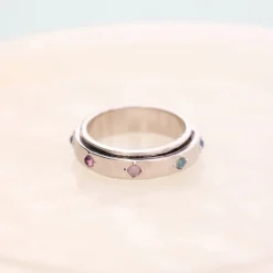 Mental Health Awareness Fidget Ring -Deals Bijestora Store 38941 SILVV5 min