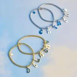 Harper Disc Bead Stretch Bracelet -Deals Bijestora Store 38948 SILVV2 min