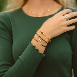 Mystics Mixed Gold Charm Bracelet 11 Mystics Mixed Gold Charm Bracelet -Deals Bijestora Store 38950BLCK 4