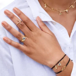 Protection Mood Signet Ring -Deals Bijestora Store 38962GOLD 5