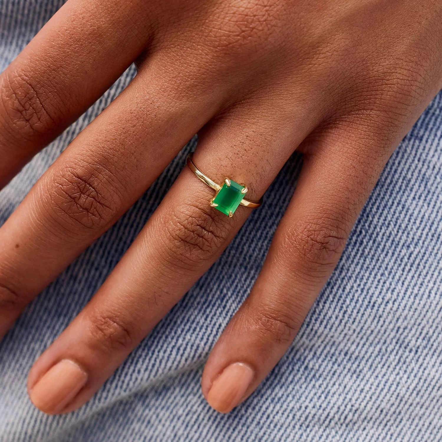 Emerald Statement Ring 4 Emerald Statement Ring - Image 4