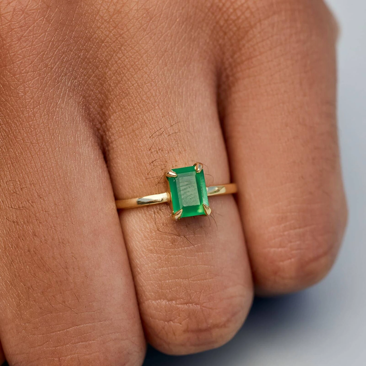Emerald Statement Ring 3 Emerald Statement Ring - Image 3