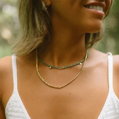 Jade Beaded Choker 10 Jade Beaded Choker -Deals Bijestora Store 38983GOLD 5
