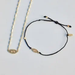 Sunburst Eye Pendant Necklace -Deals Bijestora Store 38988GOLD 6