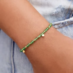 Jade Beaded String Bracelet -Deals Bijestora Store 38993GOLD 4