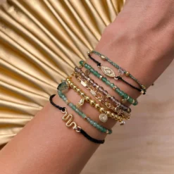 Jade Beaded String Bracelet -Deals Bijestora Store 38993GOLD 7