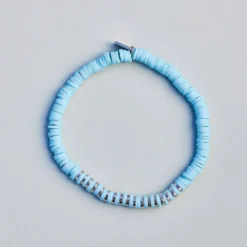 Heishi Disc & Metal Bead Stretch Bracelet 21 Heishi Disc & Metal Bead Stretch Bracelet -Deals Bijestora Store 38997BLUE 2 a573b728 27f9 4bf4 8dea f87085f1dd38