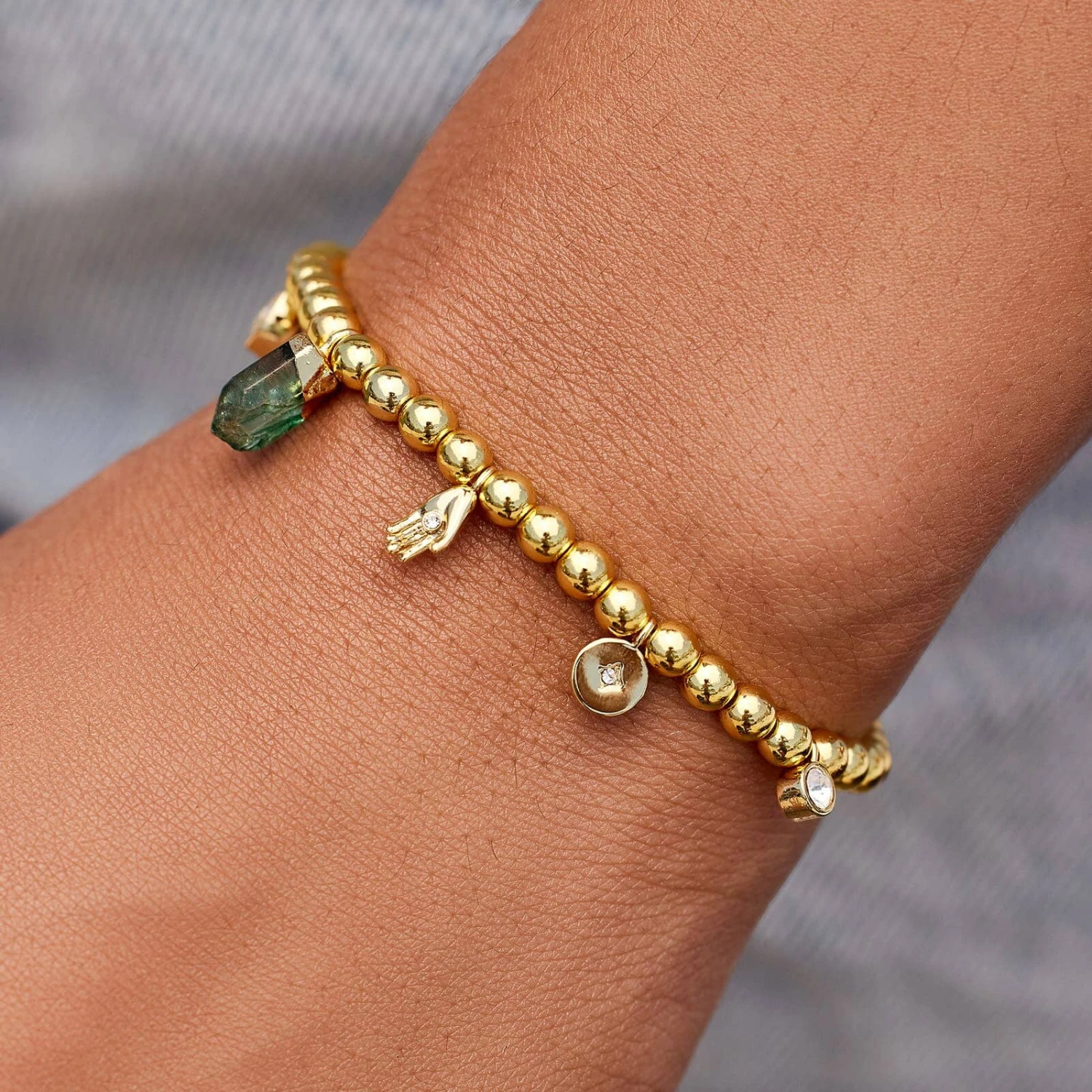 Mystics Mixed Charms Stretch Bracelet 7 Mystics Mixed Charms Stretch Bracelet - Image 7