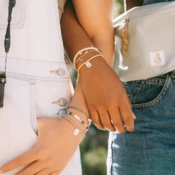 Outdoorsy Gals Metal Bead Stretch Bracelet -Deals Bijestora Store 39174SILV 7 min