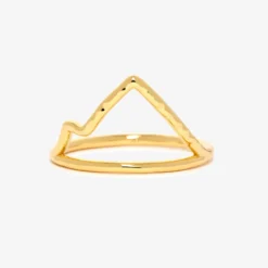 Outdoorsy Gals Mountain Statement Ring -Deals Bijestora Store 39178GOLD 1 min