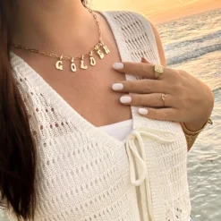 Harper Paperclip Chain Necklace -Deals Bijestora Store 39184 GOLDV8 min