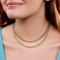 Harper Curb Chain Necklace -Deals Bijestora Store 39185 GOLDV2