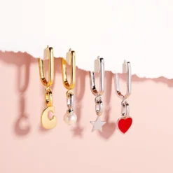 Harper Enamel Heart Charm -Deals Bijestora Store 39231 SILVV5