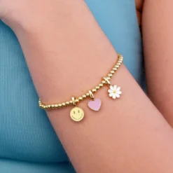 Harper Happy Face Charm -Deals Bijestora Store 39233 GOLDV2