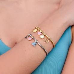 Harper Peace Sign Charm -Deals Bijestora Store 39235 GOLDV3