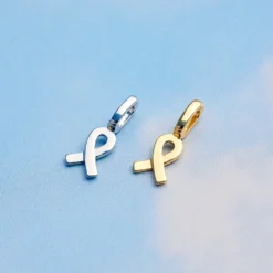 Harper Charity Ribbon Charm -Deals Bijestora Store 39247 SILVV2