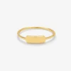 Demi-Fine Engravable Bar Ring