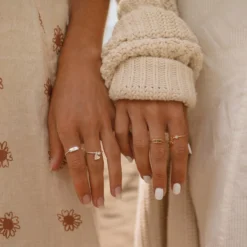 Demi-Fine Engravable Bar Ring -Deals Bijestora Store 39296 GOLDV5 min