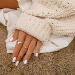 Demi-Fine Engravable Heart Ring -Deals Bijestora Store 39297 GOLDV4 min