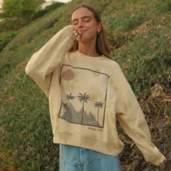 Mirage Oversized Crew Fleece -Deals Bijestora Store 39301SDTD 5 min