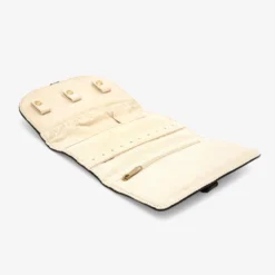 Faux Leather Jewelry Roll -Deals Bijestora Store 39372BLCK 4 min