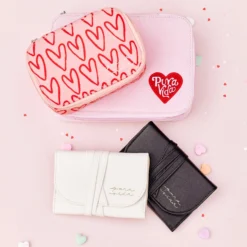 Faux Leather Jewelry Roll -Deals Bijestora Store 39372BLCK 8 min