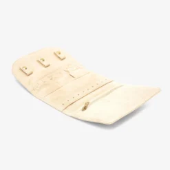 Faux Leather Jewelry Roll -Deals Bijestora Store 39372CREA 4 min