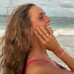 Boarding For Breast Cancer Marquise Enamel Ring -Deals Bijestora Store 39420SILV 6 min