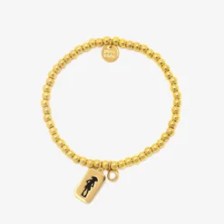 Harry Potter Dobby Metal Bead Stretch Bracelet