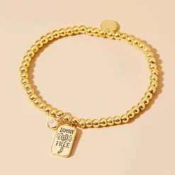 Harry Potter Dobby Metal Bead Stretch Bracelet -Deals Bijestora Store 39484GOLD 11