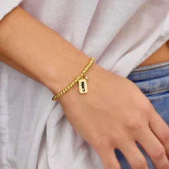 Harry Potter Dobby Metal Bead Stretch Bracelet -Deals Bijestora Store 39484GOLD 4