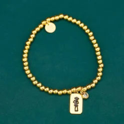 Harry Potter Dobby Metal Bead Stretch Bracelet -Deals Bijestora Store 39484GOLD 6