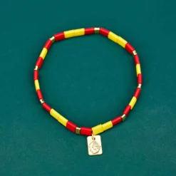 Harry Potter Gryffindor™ Tile Bead Stretch Bracelet -Deals Bijestora Store 39485GOLD 5