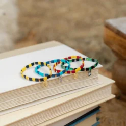 Harry Potter Gryffindor™ Tile Bead Stretch Bracelet -Deals Bijestora Store 39485GOLD 9