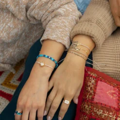 Harry Potter Ravenclaw™ Tile Bead Stretch Bracelet -Deals Bijestora Store 39487SILV 8