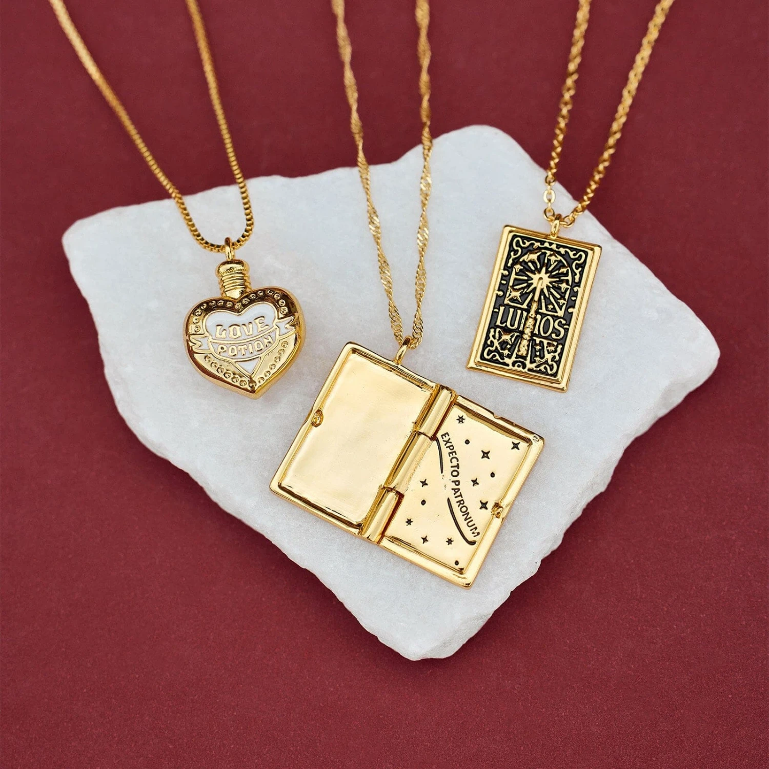 Harry Potter Book Of Magic Pendant Necklace 10 Harry Potter Book Of Magic Pendant Necklace - Image 10